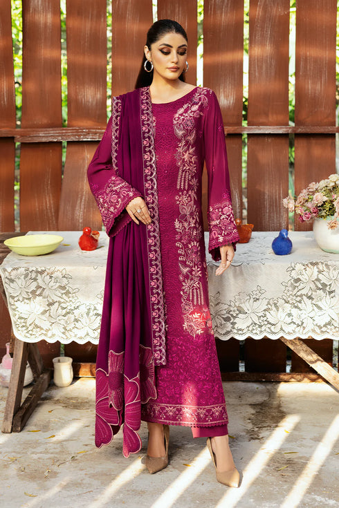 Ramsha Embroided Karandi Suit R-1102
