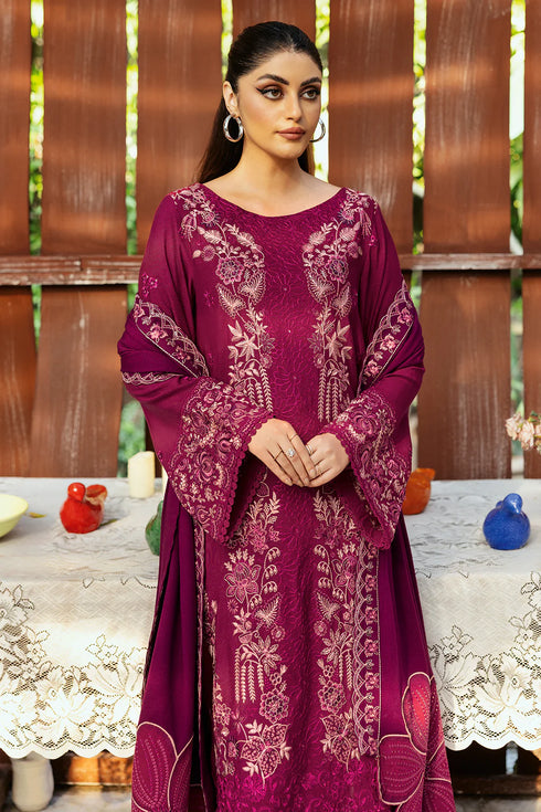 Ramsha Embroided Karandi Suit R-1102