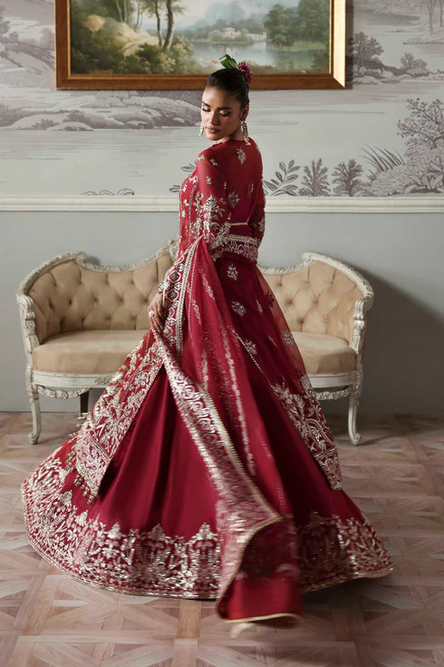 Akbar Aslam Net 3 Piece Suit Majeste