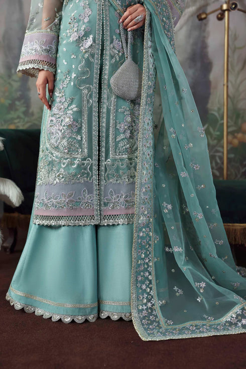 Akbar Aslam Embroidered Net Suit Shahnaz