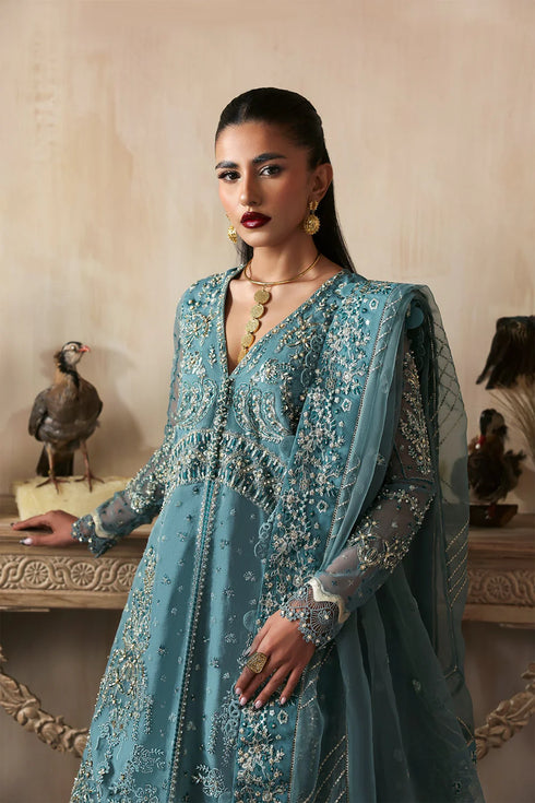 Zarposh Embroidered Organza Suit Amyra