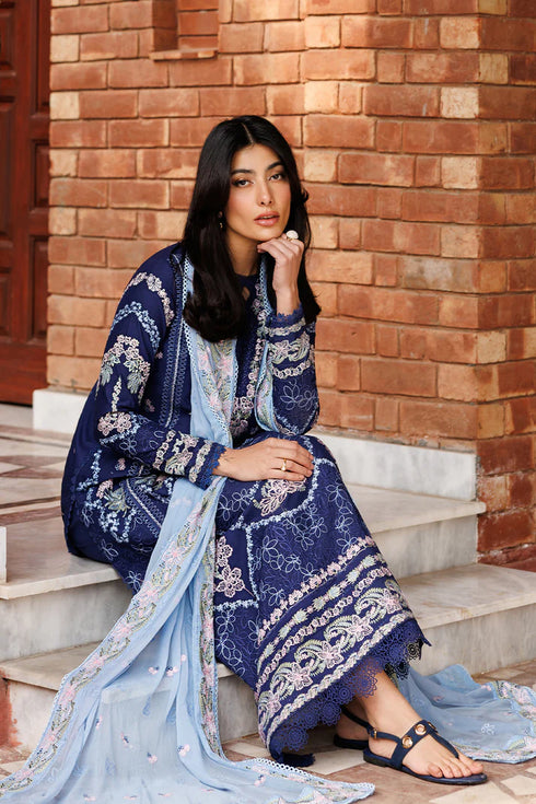 Emaan Adeel Embroidered Lawn Suit PETAL POSH