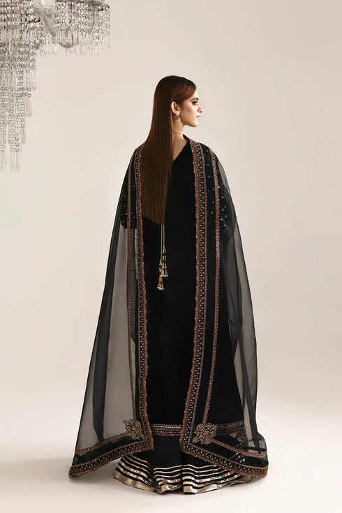 Emaan Adeel Embroidered Velvet Suit RAZIA