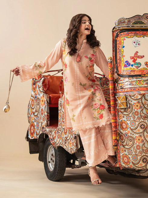 Allys Printed Lawn 2PC Suit ALEEN- Pakistani Dresses
