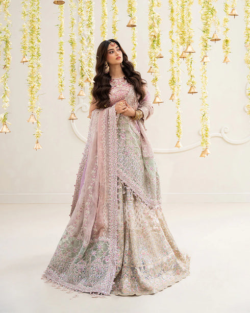 Faiza Saqlain Embroidered Net Suit Suzan