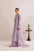 Farasha Embroidered Chiffon Suit Lilac Solace