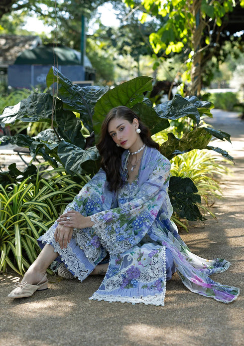 Elaf Digital Printed Lawn Suit ESA-6A MOONLIT PETALS