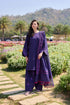 Farasha Embroidered Lawn 3 Piece Suit Serene Sky