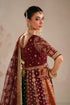 Baroque Embroidered Raw Silk Suit UF-4366