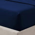 Shrinkage and Fade Resistant Deep Fitted Microfiber Sheets 30cm- Navy Blue