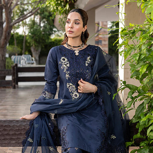 Zahra Rubab Embroidered Cotton Suit ZR-2533 | OPAL