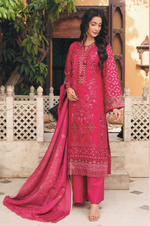 Munira Embroidered Lawn Suit MSL157- Pakistani Lawn Suits