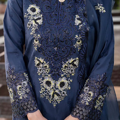 Zahra Rubab Embroidered Cotton Suit ZR-2533 | OPAL