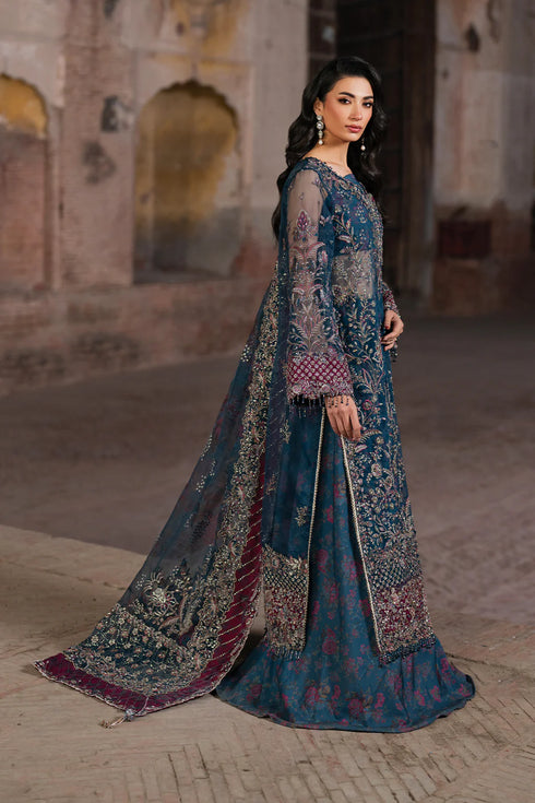 Iznik Embroidered Chiffon 3 Piece Suit ILC-03