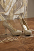 Gold Glitter Heel 014