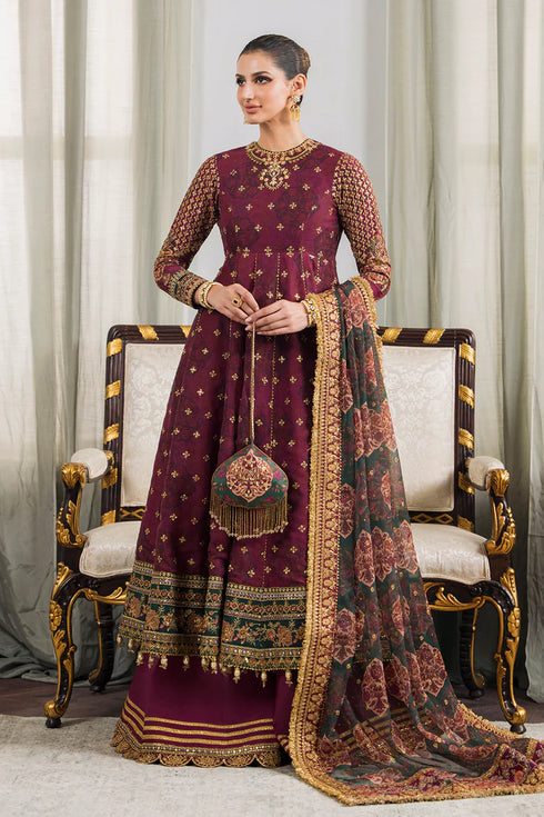 Baroque Embroidered Chiffon 3 Piece Suit CH12-03