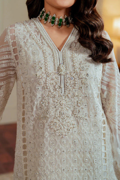 Baroque Embroidered Chiffon 3 piece suit CH13-02