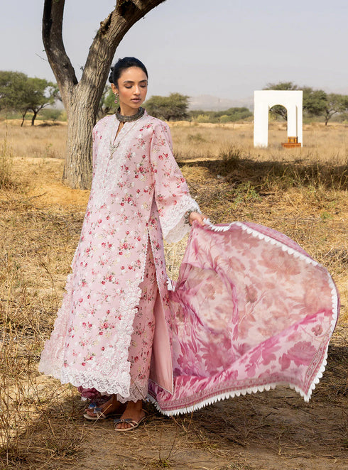 Zainab Chotani Embroidered Jacquard Suit Zimal 15