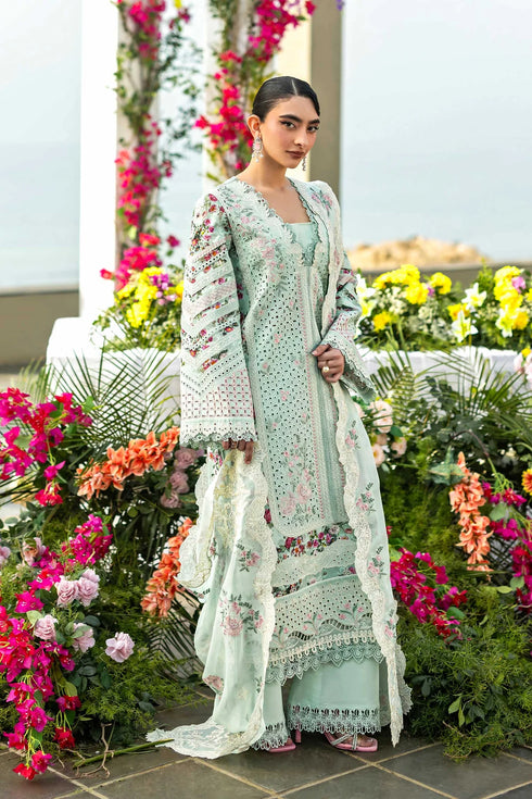 Akbar Aslam Embroidered Lawn Suit Merlina