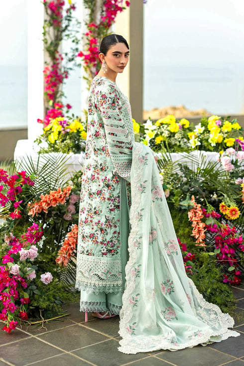 Akbar Aslam Embroidered Lawn Suit Merlina