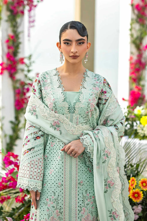 Akbar Aslam Embroidered Lawn Suit Merlina