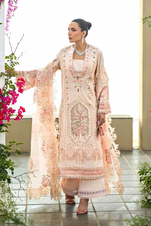 Akbar Aslam Embroidered Lawn Suit Blenche