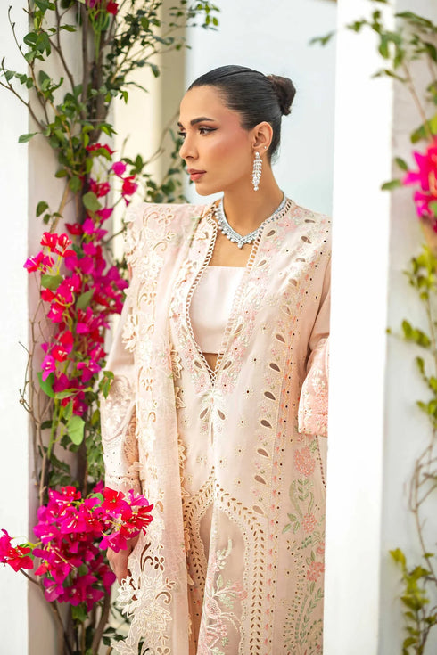 Akbar Aslam Embroidered Lawn Suit Blenche