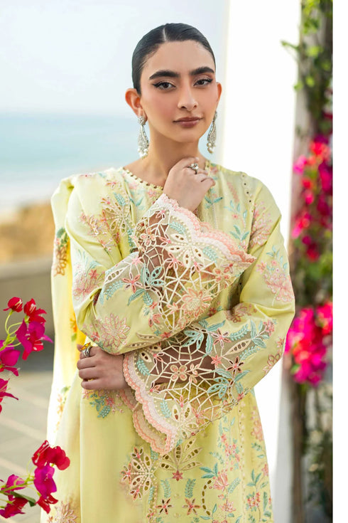 Akbar Aslam Embroidered Lawn Suit Lunetta