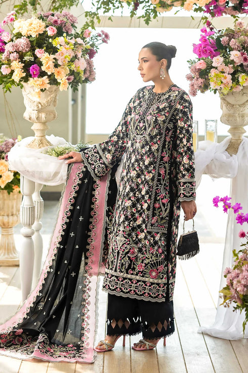 Akbar Aslam Embroidered Lawn Suit Midnora