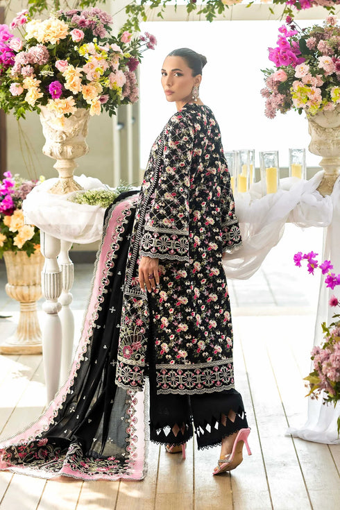 Akbar Aslam Embroidered Lawn Suit Midnora