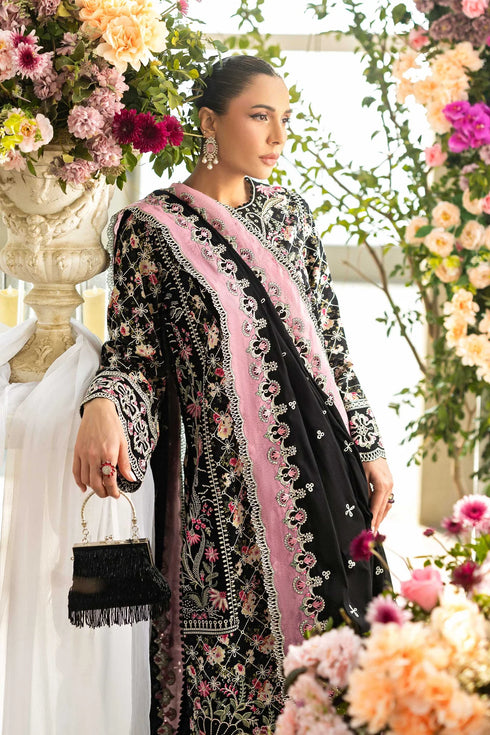 Akbar Aslam Embroidered Lawn Suit Midnora