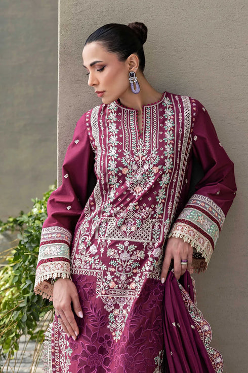 Akbar Aslam Embroidered Lawn Suit Ametta