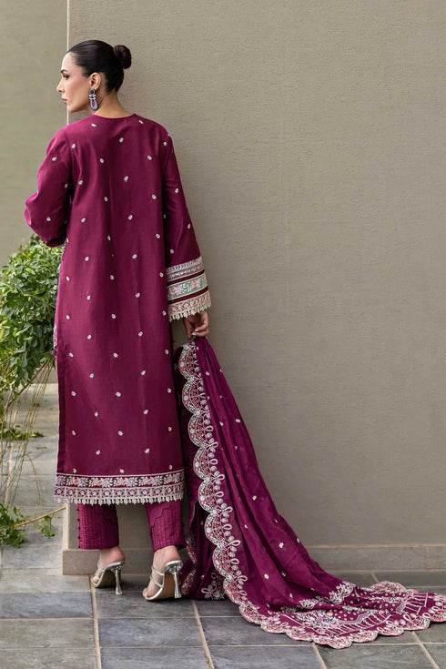 Akbar Aslam Embroidered Lawn Suit Ametta
