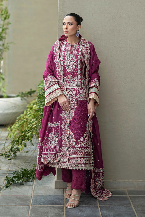 Akbar Aslam Embroidered Lawn Suit Ametta