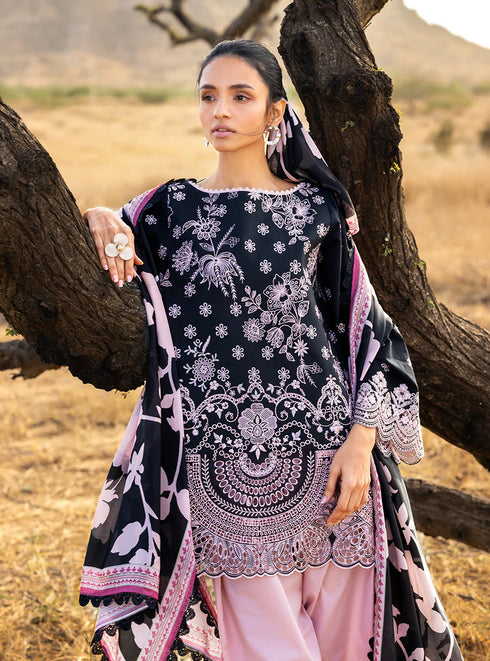 Zainab Chotani Embroidered Jacquard Suit Lyara 09