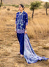 Zainab Chotani Embroidered Jacquard Suit Viola 13
