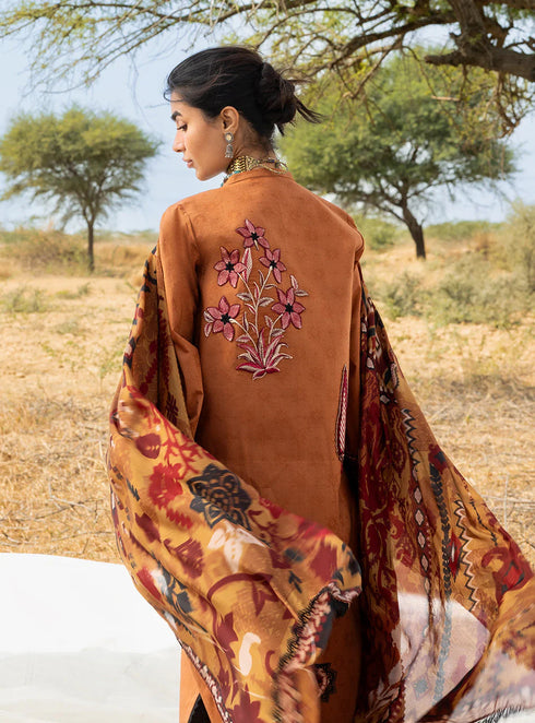 Zainab Chotani Embroidered Jacquard Suit Orlina 18