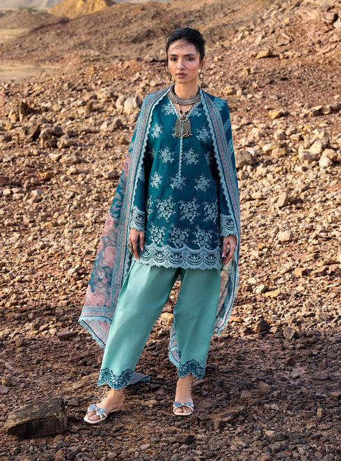 Zainab Chotani Embroidered Jacquard Suit Nissa 12