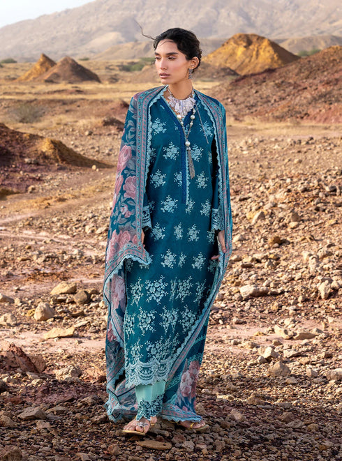 Zainab Chotani Embroidered Jacquard Suit Nissa 12