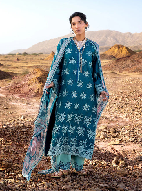 Zainab Chotani Embroidered Jacquard Suit Nissa 12