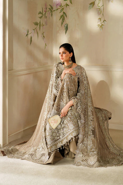 Baroque Embroidered Chiffon Suit CH14-08