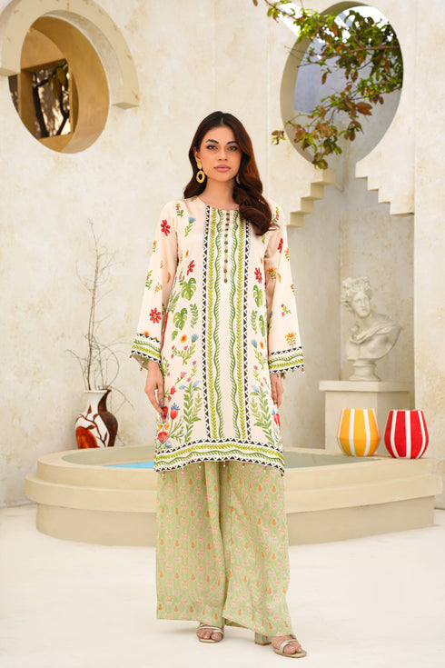 Attire Designer Digital Printed Silk 2PC Suit AD-02