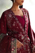 Afrozeh Embroidered Raw Silk Suit Yalira