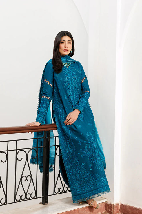 Emaan Adeel Embroidered Lawn Suit FLORAISON