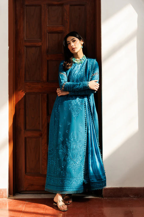 Emaan Adeel Embroidered Lawn Suit FLORAISON