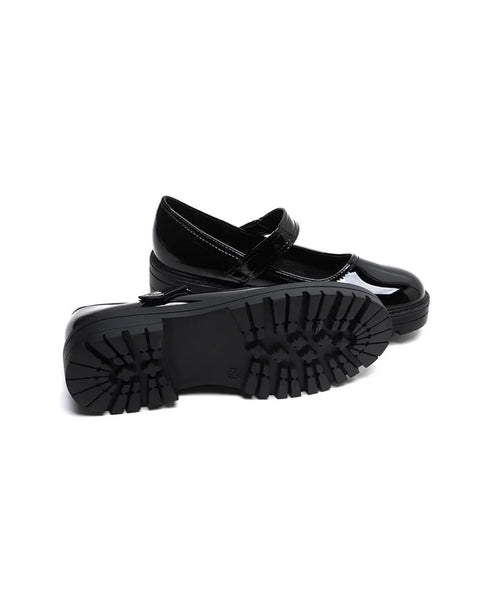 Girls' Back to School Black Mary Jane Shoes - G 79