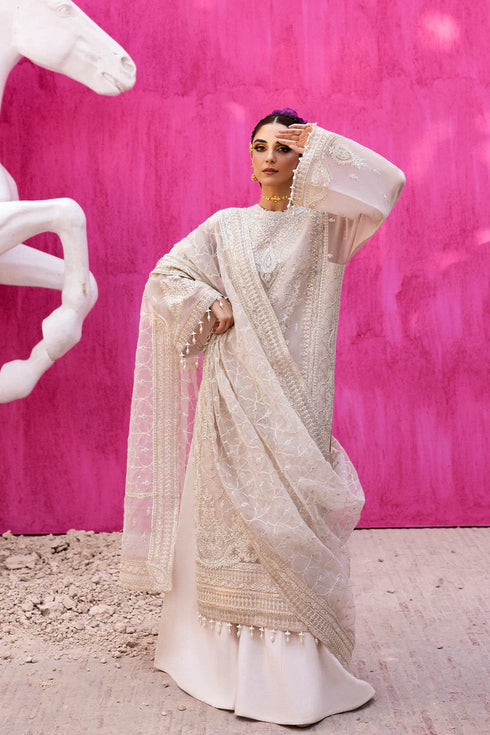 Eman Adeel Embroidered Organza Suit LUMESSE