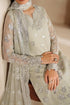Farasha Embroidered Chiffon Suit Crystal Dew