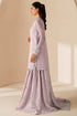 Farasha Embroidered Chiffon Suit Mauve Blush
