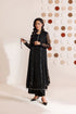 Farasha Embroidered Chiffon Suit Charcoal Whisper